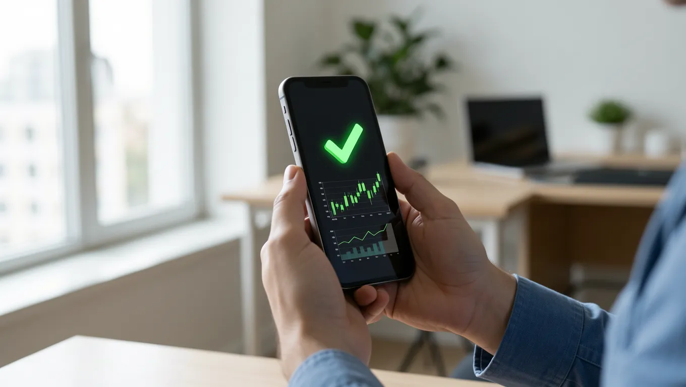 Person checking fast personal loans online on a mobile device in 2026