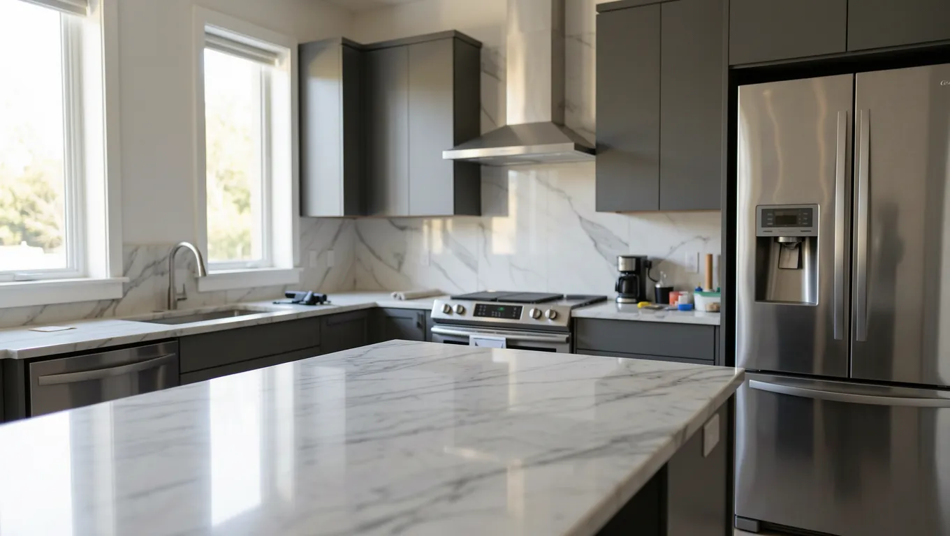 Modern kitchen renovation using a personal loan up to $10000 for home improvements